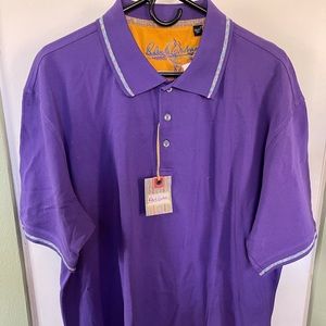 Robert Graham Lavender Polo Shirt.